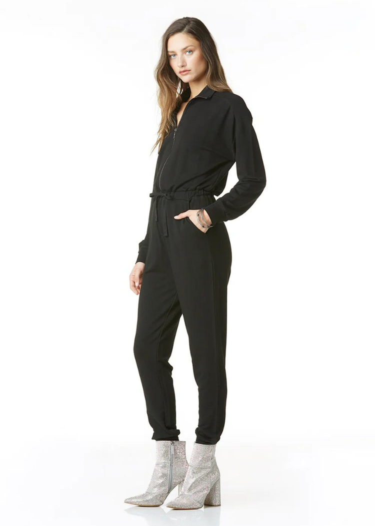 Tart Sylvia Jumpsuit - Black-Hand In Pocket