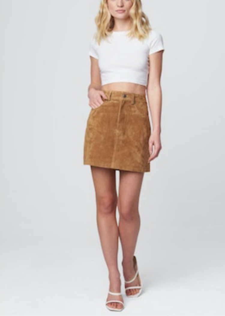 Blank NYC Pecan Skirt ***FINAL SALE***-Hand In Pocket