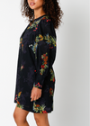 Kate Long Sleeve Babydoll Dress-Black ***FINAL SALE***-Hand In Pocket
