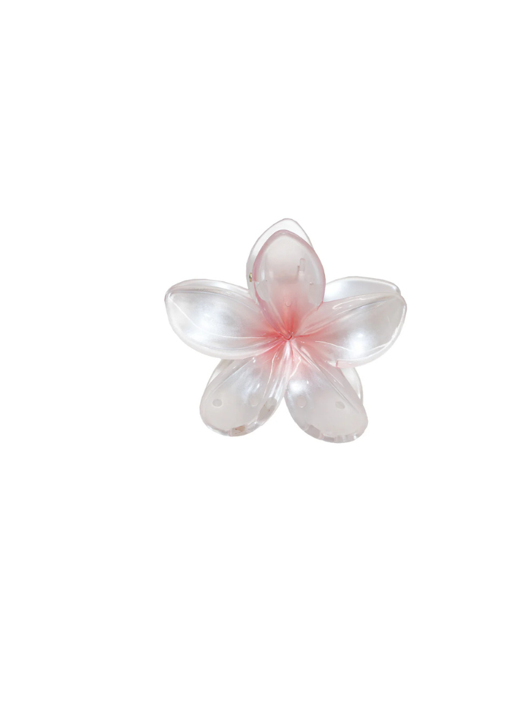 Super Bloom Claw Clip-Rose Pearl-Hand In Pocket