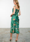 THML Lula Floral Midi Dress-Hand In Pocket