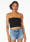 Bobi Smocked Tube Top-Black ***FINAL SALE***-Hand In Pocket