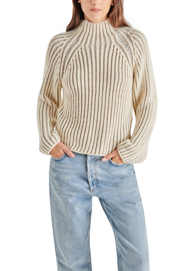 Steve Madden Terra Sweater - Ash Grey ***FINAL SALE***-Hand In Pocket