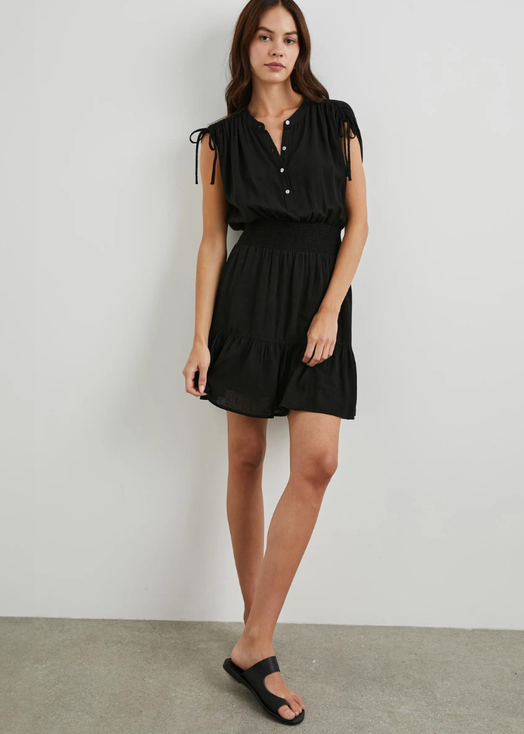 Rails Samina Dress - Black-Hand In Pocket