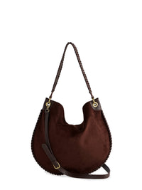 Piper Shoulder Bag - Chocolate-Hand In Pocket