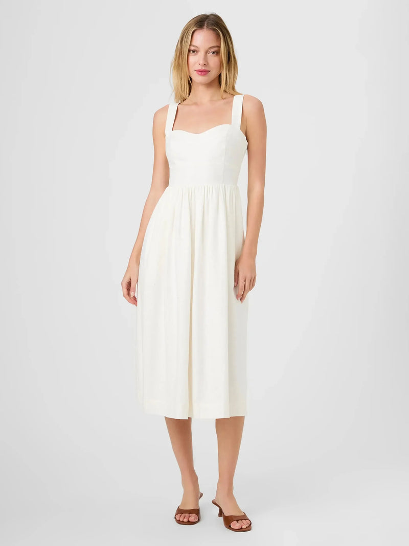 French Connection Aspen Dress - Summer White-Hand In Pocket