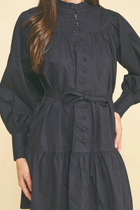 Crew Dress- Ink