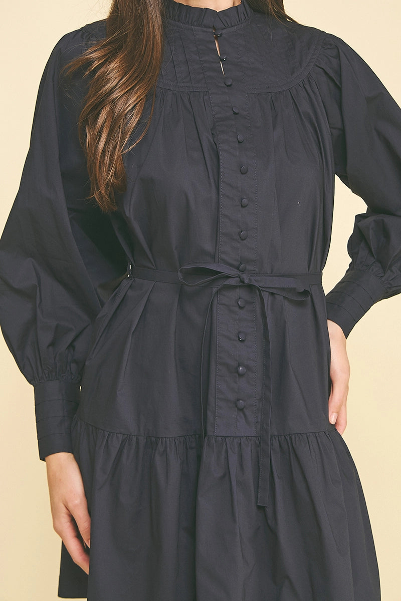 Crew Dress- Ink