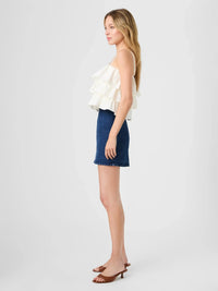French Connection Aimee Top - Porcelain Cream-Hand In Pocket