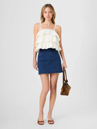 French Connection Aimee Top - Porcelain Cream-Hand In Pocket