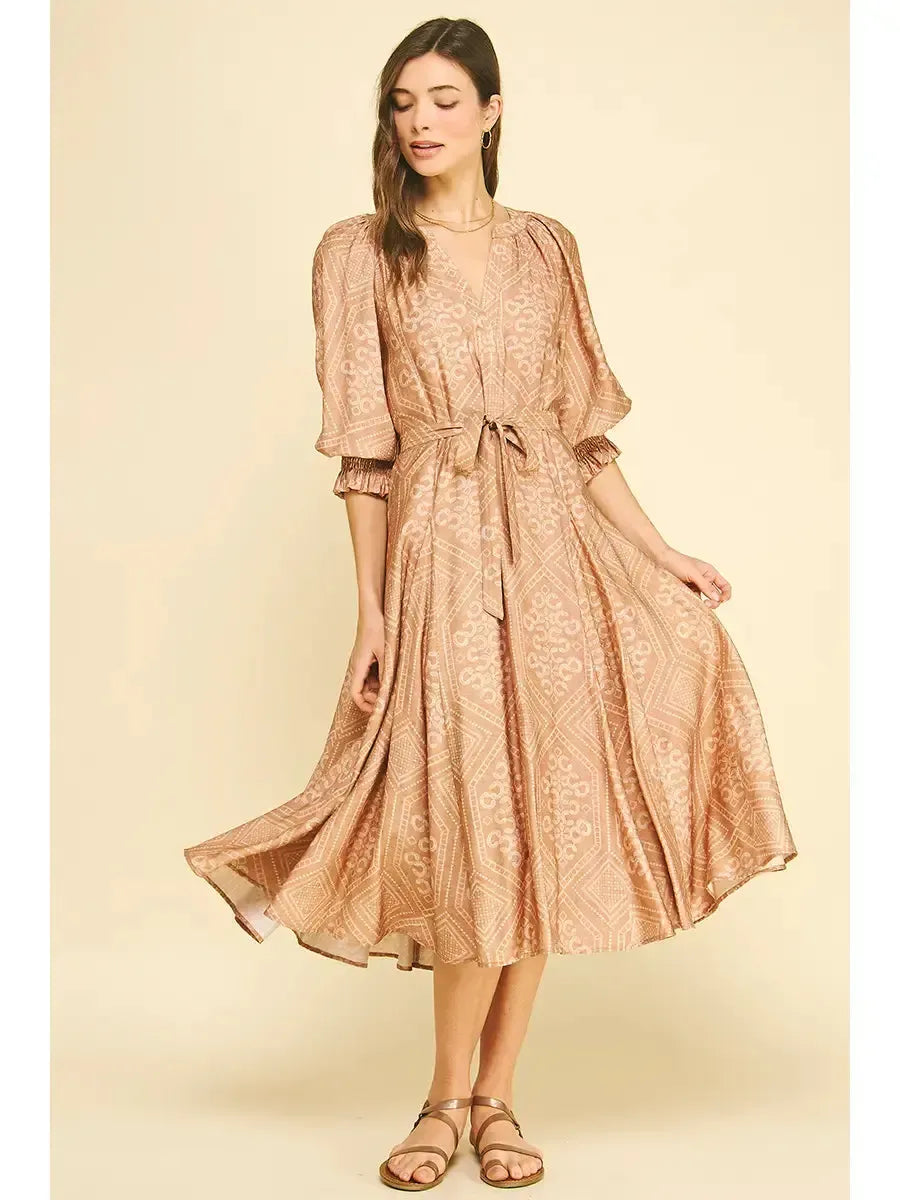 Andy Dress- Brown ***FINAL SALE***-Hand In Pocket