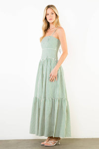 THML Maisie Dress - Green-Hand In Pocket