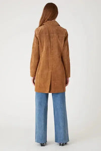 Blank NYC Dirt Bike Jacket - Rust-Hand In Pocket
