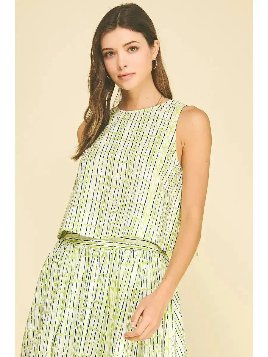 Lily Top - Lime