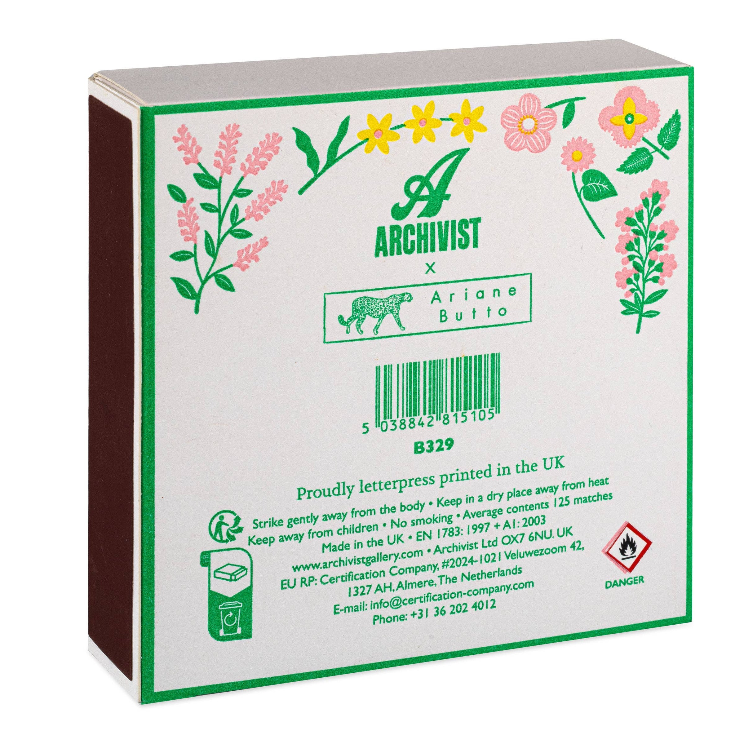 Lucky by Ariane Butto | Square - Safety Matches-Hand In Pocket