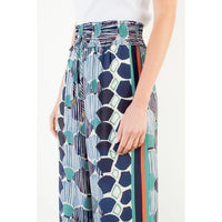 THML Lucy Loose Pant - Blue-Hand In Pocket