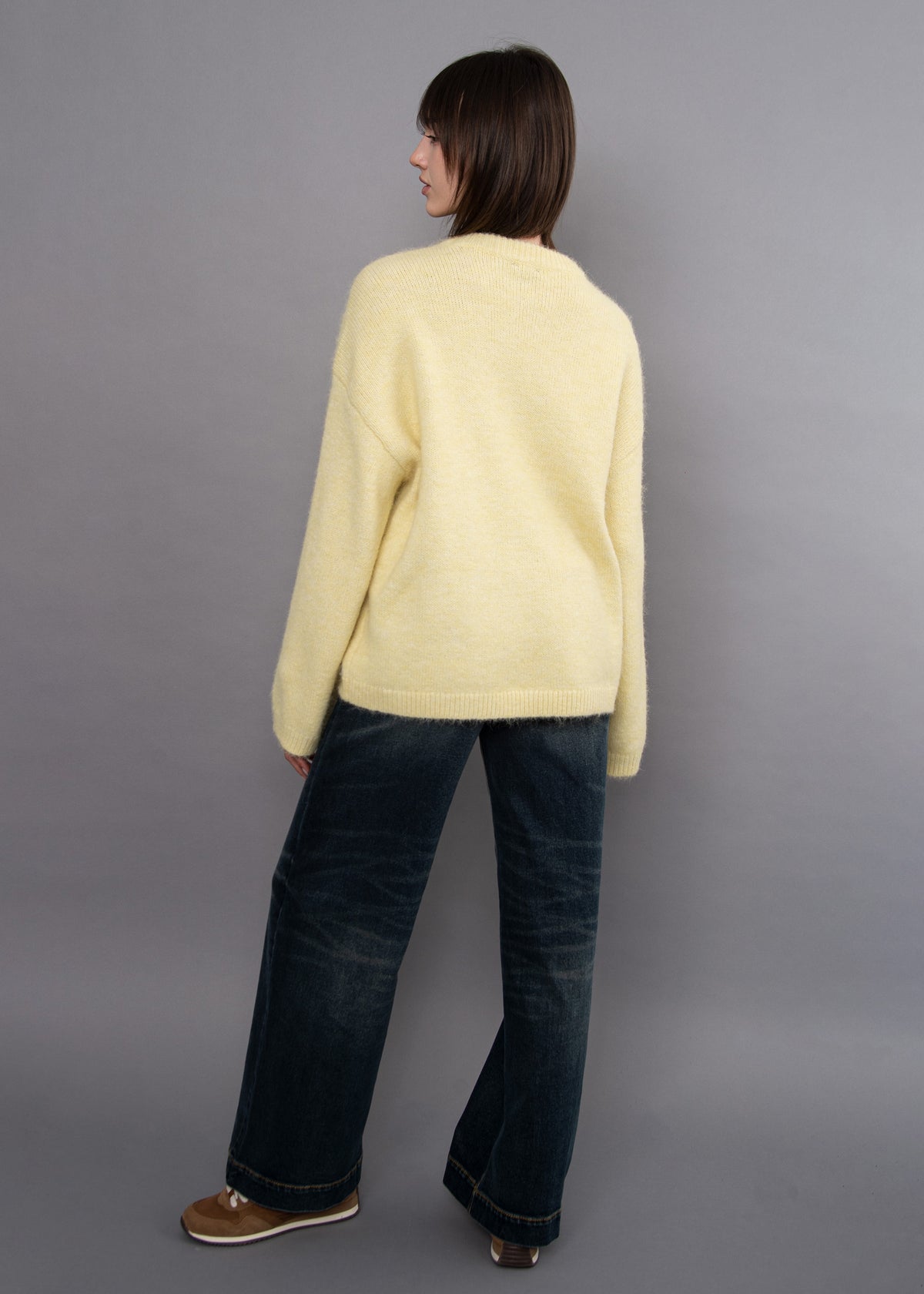 RD Style Juno Fuzzy Sweater - Butter-Hand In Pocket