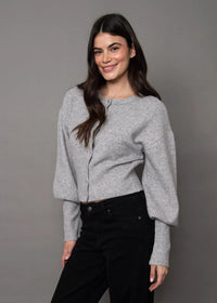 RD Style Formica Cardigan - Flint Grey-Hand In Pocket