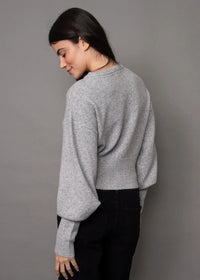 RD Style Formica Cardigan - Flint Grey-Hand In Pocket