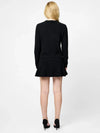 French Connection Vhari Knit Skirt- Black-Hand In Pocket
