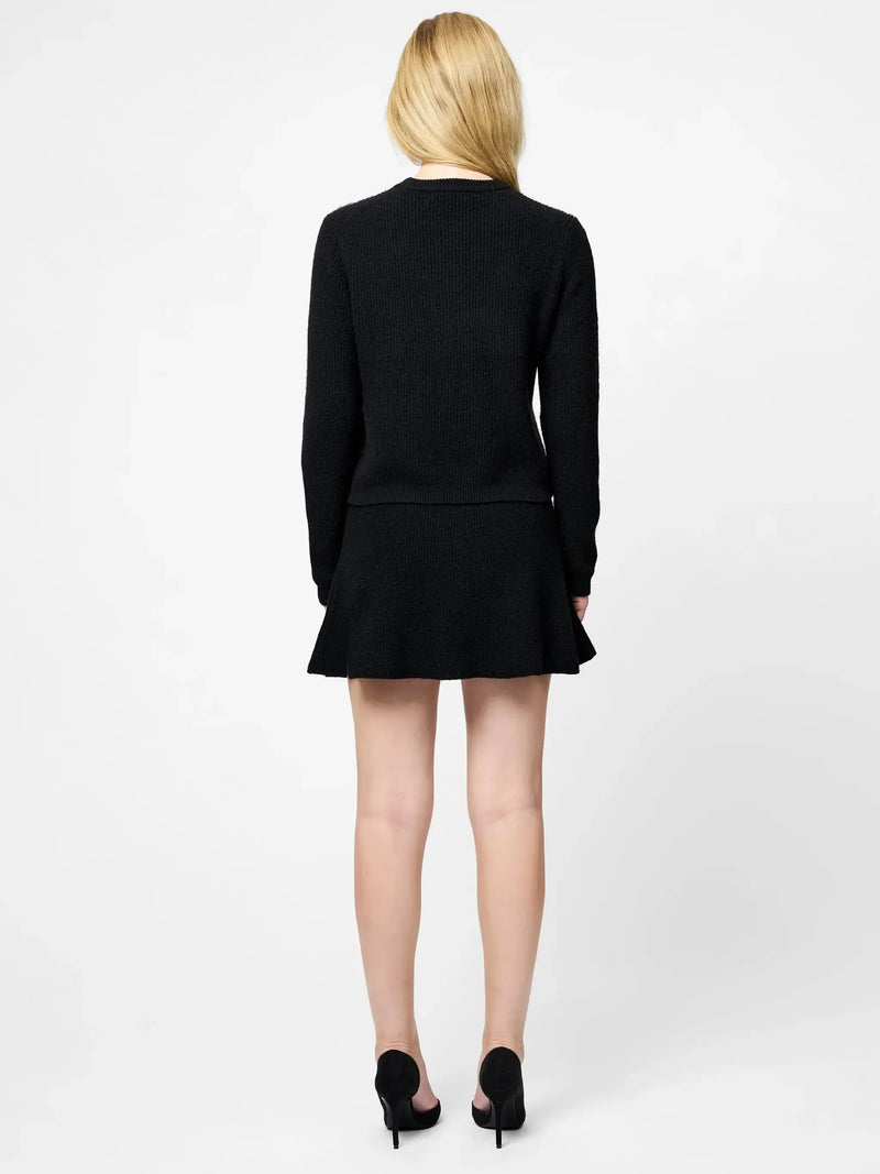 French Connection Vhari Knit Skirt- Black-Hand In Pocket
