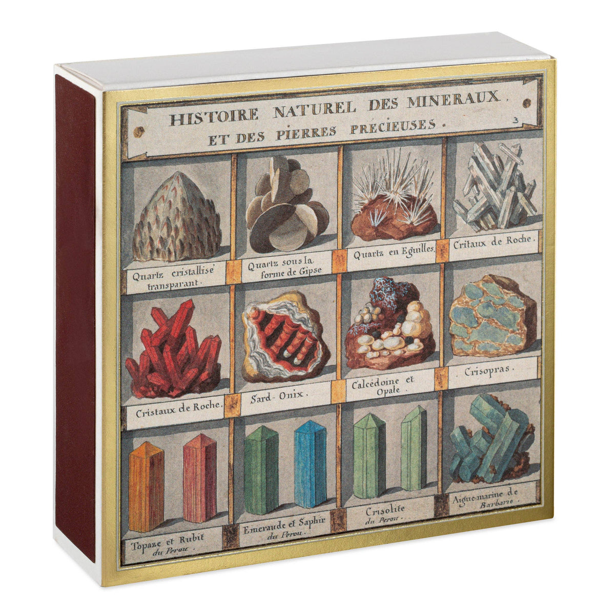 Natural History Museum Minerals | Square - Safety Matches-Hand In Pocket