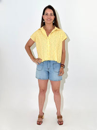 Cleobella Selene Blouse - Impala-Hand In Pocket