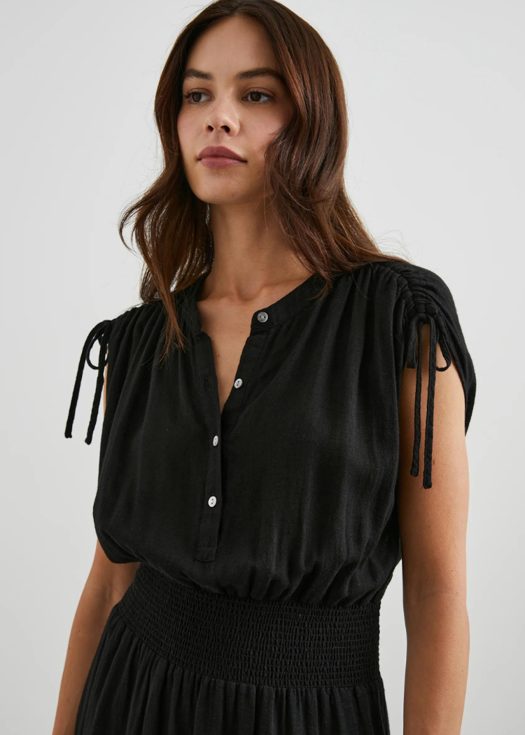 Rails Samina Dress - Black-Hand In Pocket