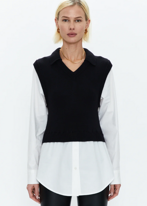 Pistola Sofia Poplin Top ***FINAL SALE*** |EXTRA 30% OFF|-Hand In Pocket