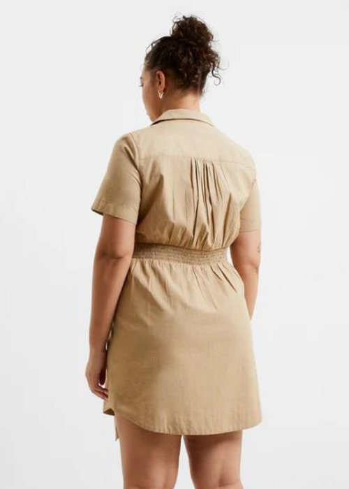 Alania Lyocell Blend Shirt Dress-Hand In Pocket