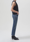 Agolde Kye Mid Rise Straight Crop-Notion-Hand In Pocket