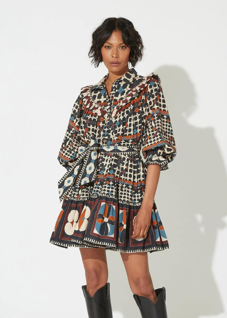 Cleobella Lotte Mini Dress-Hand In Pocket