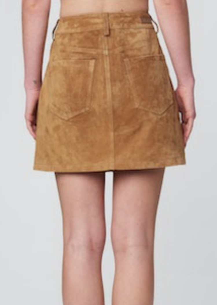 Blank NYC Pecan Skirt-Hand In Pocket