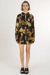 Suri Abstract Floral Shirt and Shorts Set-Hand In Pocket