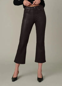 Joes Jeans The Callie Cropped Bootcut - Dk Chocolate-Hand In Pocket