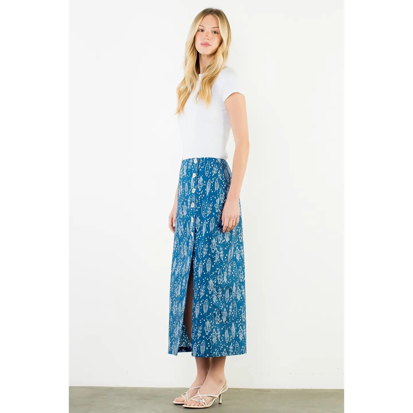 THML Whitney Skirt - Blue