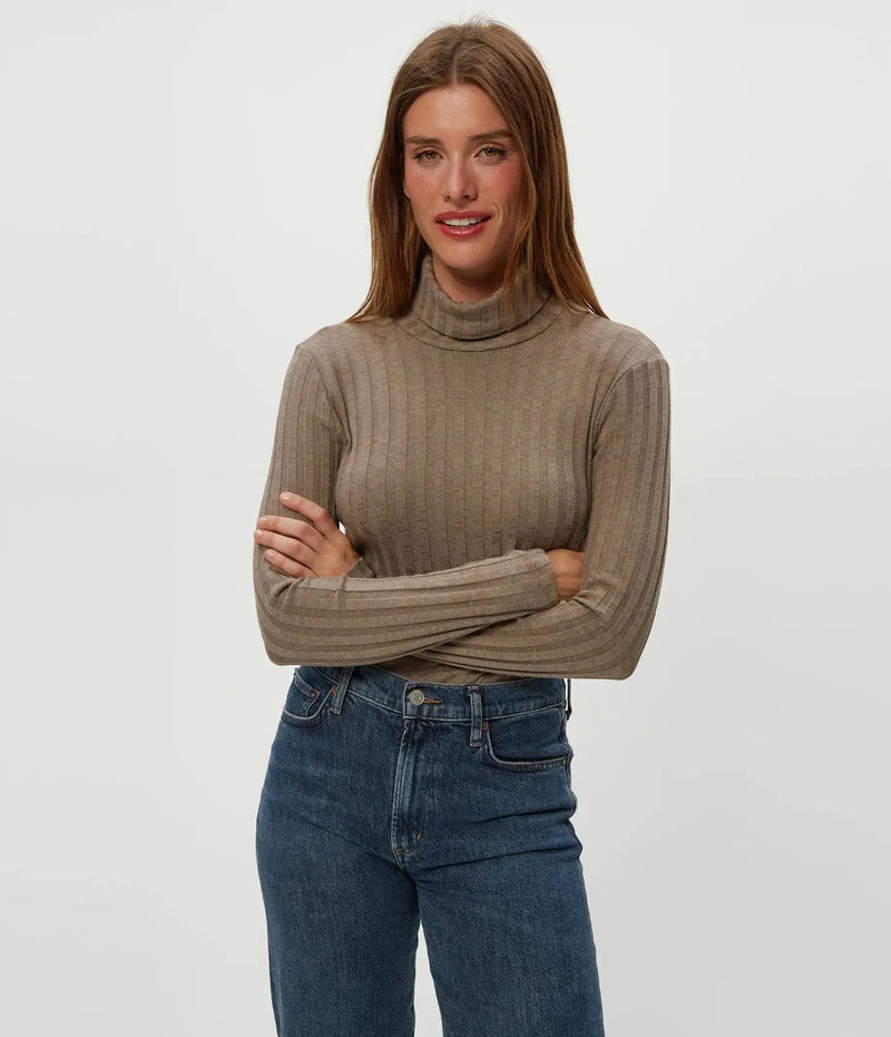 Michael Stars Riley Turtleneck - Cobblestone