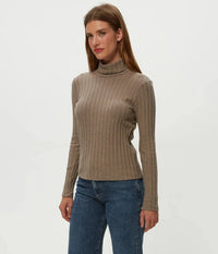 Michael Stars Riley Turtleneck - Cobblestone