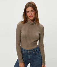 Michael Stars Riley Turtleneck - Cobblestone