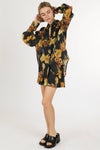 Suri Abstract Floral Shirt and Shorts Set-Hand In Pocket