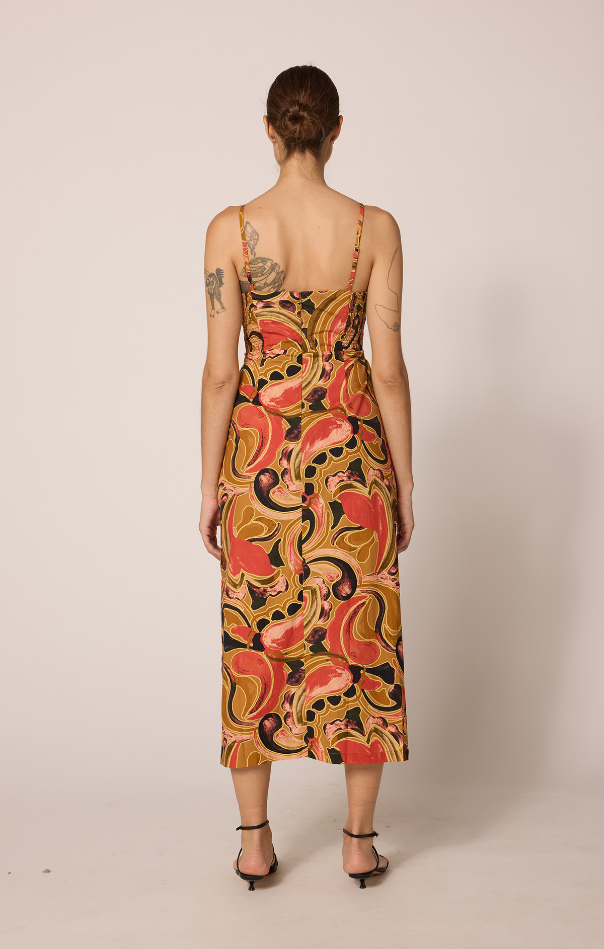 Cleobella Geraldine Midi Dress- Osaria-Hand In Pocket