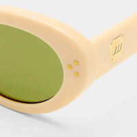 Le Specs Tootsie+ - Off White-Hand In Pocket