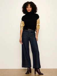 Sanctuary Mock Neck Sweater Shell - Black-Hand In Pocket