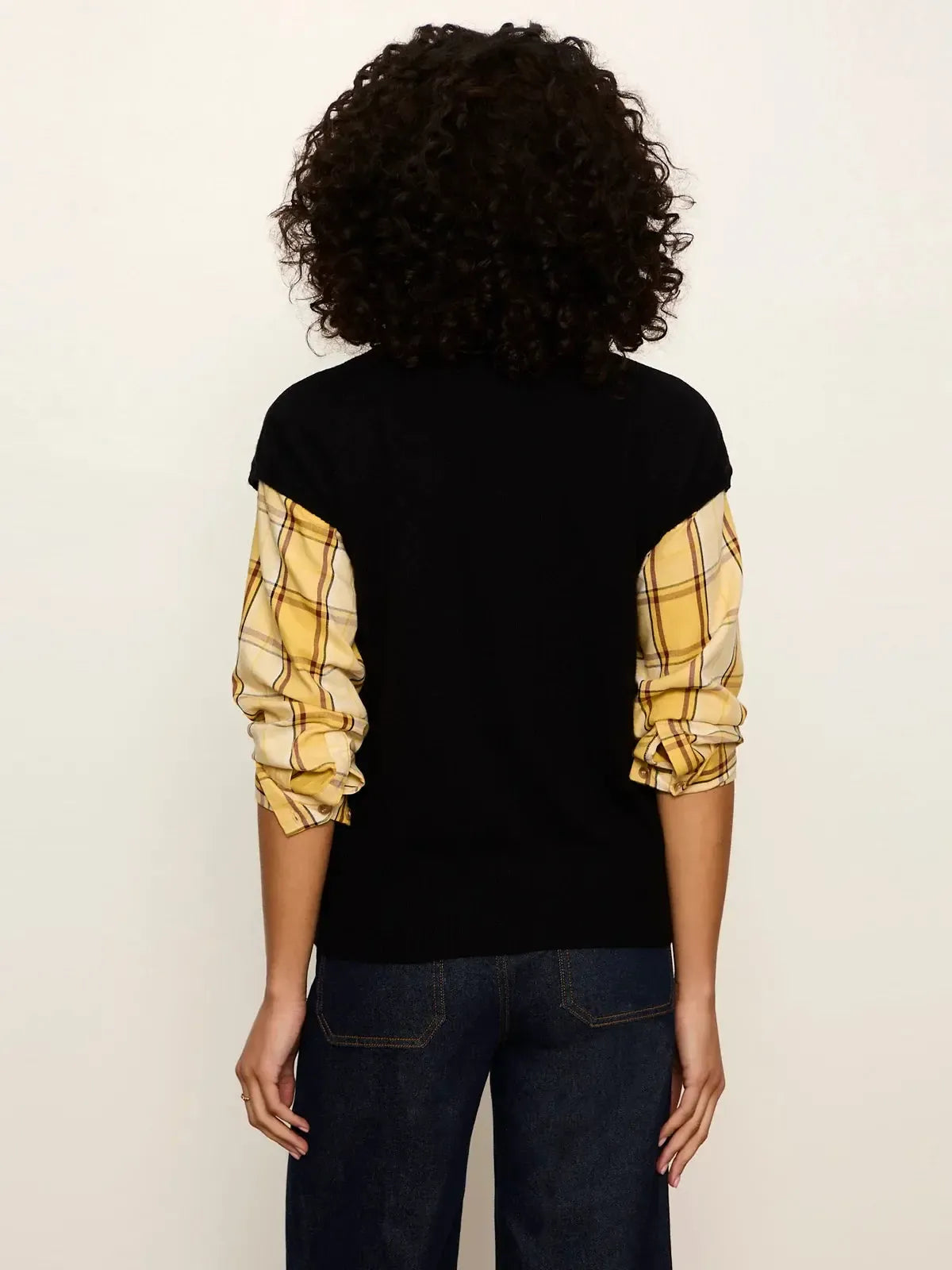 Sanctuary Mock Neck Sweater Shell - Black-Hand In Pocket