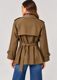 THML Sabine Trench Coat - Brown