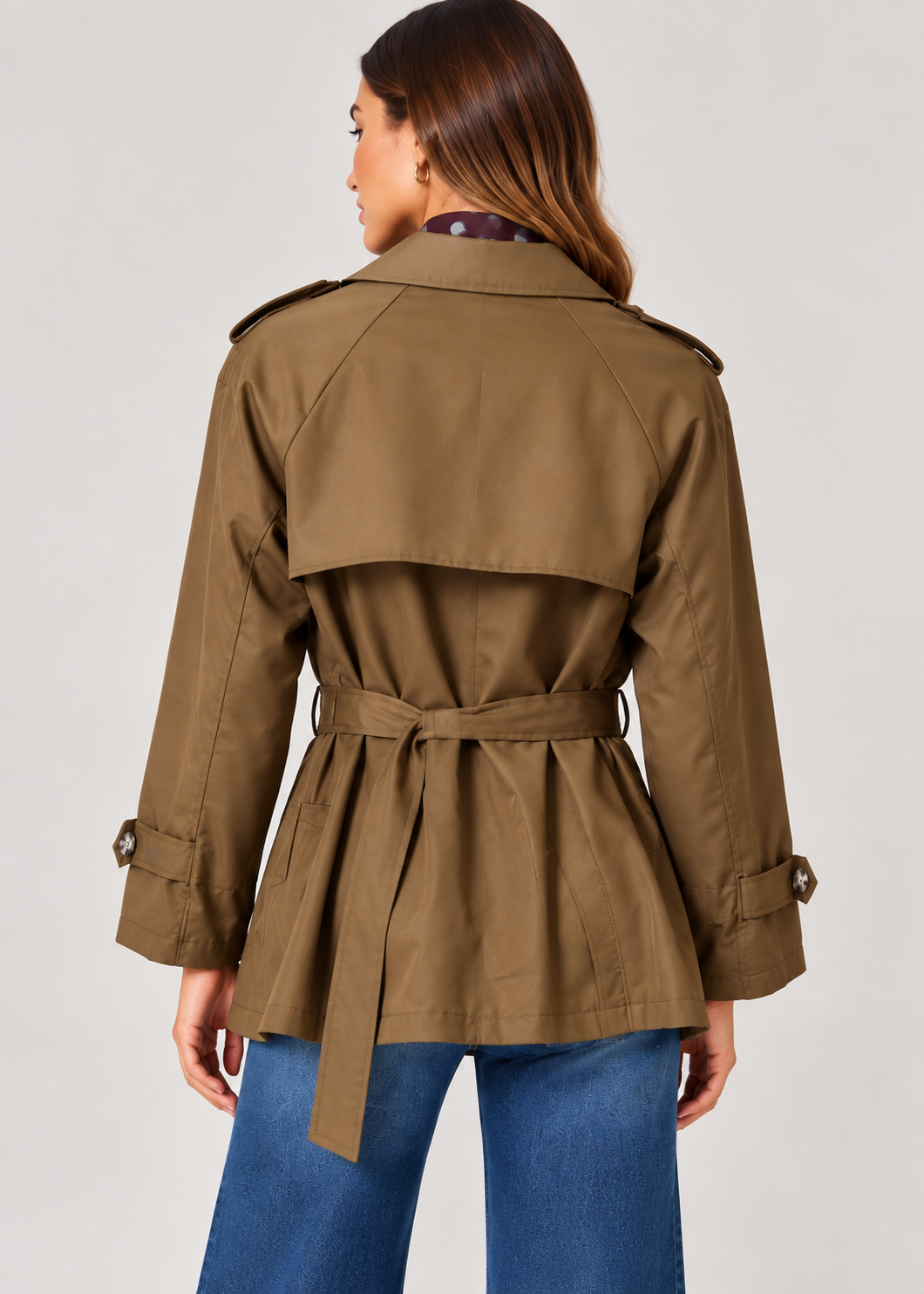 THML Sabine Trench Coat - Brown