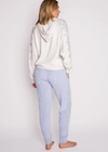 Clea Banded Pant Feather Knit - Blue Mist-***FINAL SALE***-Hand In Pocket