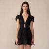 Peixoto Piper Mini Dress- Black-Hand In Pocket