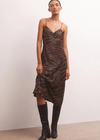 Z Supply Lark Wild Dot Slip Dress-Hand In Pocket