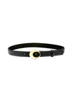 Laurel & Gold Hayworth Belt- Black-Hand In Pocket